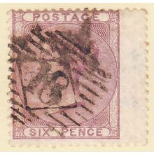 GB QV 1855 6d LILAC SG68 GU