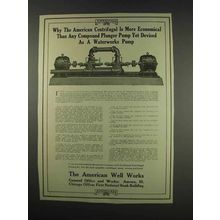 1913 The American Well Works Ad - Centrifugal