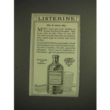 1914 Listerine Antiseptic Mouth-Wash Ad - Every Day