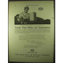 1922 Pexto Setting Down Machine Ad - Make an Impression