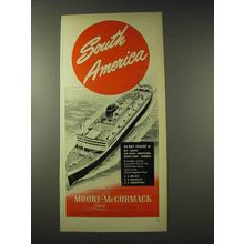 1948 Moore-McCormack Cruise Lines Ad