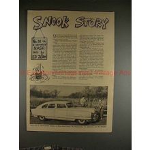 1952 Nash Airflyte Ad - #35 by Ed Zern, Snook Story!!