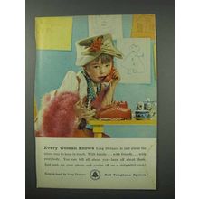 1960 Bell Telephone Ad - Every Woman Knows