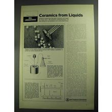 1968 Bell Telephone Ad - Ceramics From Liquids