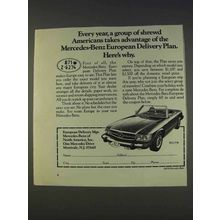 1977 Mercedes-Benz Car Ad - Shrewd Americans