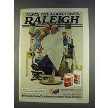 1977 Raleigh Cigarettes Ad - Taste the Good Times