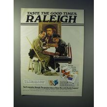 1977 Raleigh Cigarette Ad - The Good Times