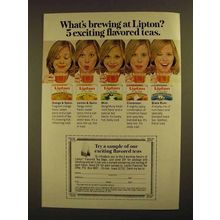 1979 Lipton Teas Ad - Mint, Cinnamon, Black Rum