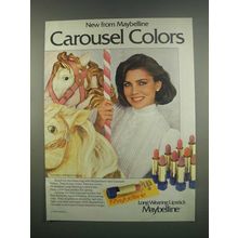 1984 Maybelline Carousel Colors Lipstick Ad