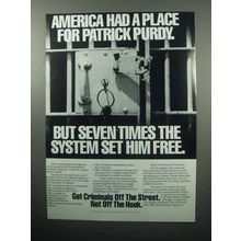 1989 NRA Ad - Seven Times The System Set Him Free
