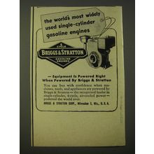 1950 Briggs & Stratton 4 Cycle Gasoline Engines Advertisement