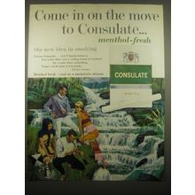 1966 Consulate Cigarettes Advertisement - Come in on the move to Consulate