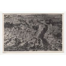 Market Place Blandford Forum from the Air Postcard Dorset Aerial View
