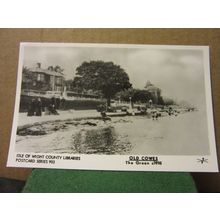 THE GREEN c.1910, OLD COWES, Isle of Wight. repro postcard county libraries =