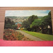 VIEW FROM THE FORT, BIDEFORD, DEVON used postcard 1975 pm =