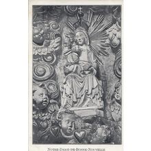 Notre Dame De Bonne Nouvelle Antique French Religious Postcard