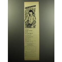 1957 Saks Fifth Avenue Shirts Advertisement - keeps sister from borrowing it