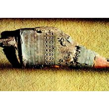 Prehistoric Stone Age Couteau Goulois Sa Gaine De Bois Postcard