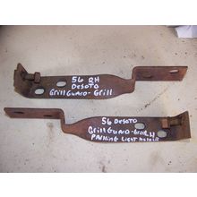 1956 DESOTO GRILL GUARD / PARKING LIGHT HOLDERS FIREDOME FIREFLITE SPORTSMAN