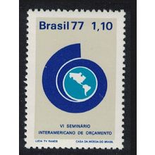 Brazil 6th InterAmerican Budget Seminar 1977 MNH SG#1650