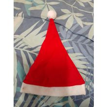 red and white christmas hat
