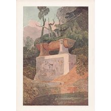John Sell Cotman Sarcophagus In A Park Painting Postcard
