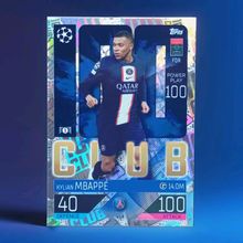 Match Attax 2022 2023 Kylian Mbappe - 100 Club One Hundred #458