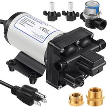 Water Pressure Booster Pump 110V 5.5 GPM 70 PSI, Self Priming Industrial Water P