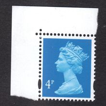 Y1669v 4p New Blue DE LA RUE AOP Ex MS2146 Unmounted Mint GB Machin .