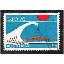 AUS 1970 5c 'EXPO '70' FINE USED (EBID14840)