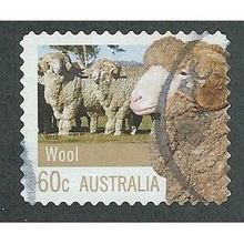 AUS 2012 60c (S/A) 'FARMING - WOOL' (PERF 11) FINE USED (EBID36-417)