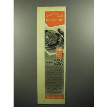 1946 Van Camp's Pork and Beans Ad - Shortest Recipe