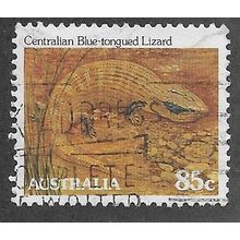 AUS 1981 85c 'CENTRALIAN BLUE TONGUED LIZARD' FINE USED (EBID68-035)