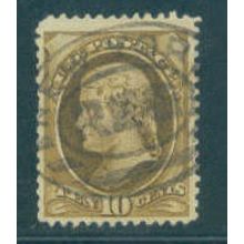 Used 209 10c Thomas Jefferson Very Fine Q3549