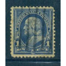 Used 264 1c Benjamin Franklin Fine M02736