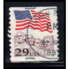 Used 2523 29c U.S. Flag Fine W2732