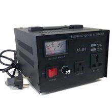 TRANSFORMADOR DE VOLTAJE ESTABILIZADO CAMBIA DE 220 A 110V O 110 A 220V MAX 500W