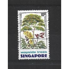 Singapore.SG268 10c Yellow Flame.Fine Used.Jun25