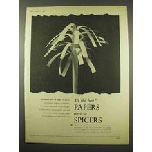 1956 Spicers Limited Paper Ad - All The Best Papers Meet
