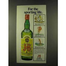 1973 J&B Scotch Ad - For the Sporting Life