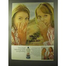 1973 Ivory Liquid Ad - Who's 30 and Who's 20?