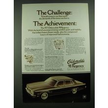 1977 Oldsmobile 98 Regency Ad - The Challenge