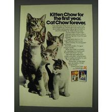 1978 Purina Kitten Chow and Cat Chow Ad