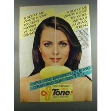 1982 Tone Skin Care Bar Ad - Clean and Soft
