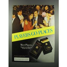 1983 Players Cigarettes Ad - Players go