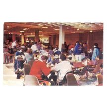 CAFETERIA, UNIVERSITY OF WINDSOR, ONTARIO, CANADA unused vintage postcard