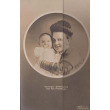 Queen Wilhelmina of the Netherlands Holland & Princess Juliana Antique Postcard