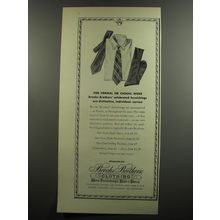 1953 Brooks Brothers Shirts, Socks and Ties Ad - For formal or casual wear