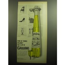 1958 Galliano Liqueur Ad - Fond of things Italiano? Try a sip