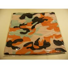 CAMOUFLAGE UNISEX NECK GAITER MASK INFINITY SCARF BALACLAVA BLUE ORANGE PINK